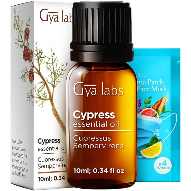 Aceite esencial de ciprés Gya Labs 10 ml para aromaterapia