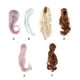 thumbnail image 4 of Bewildely Peluquería para muñecas, maquillaje que cambia, peluca recta rizada larga, autoensamblaje, artesanía DIY, accesorios reemplazables, Muñecas y casas de muñecas 48cm, 4 of 6