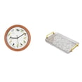 thumbnail image 1 of Reloj de pared,Reloj de pared con pájaro cantor Relojes de pared con pájaros,Relojes de pájaros con sonido Reloj decorativo que canta,Bandeja para servir,Bandeja de cocina rectangular con asa, 1 of 8