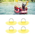 thumbnail image 4 of D Ring Patch, Lightweight PVC D Ring Patch with 316 Stainless Steel D Ring for Inflatable Boat SUP Paddle Board Surfboard Rubber Boat, 4pcs, 4 of 7