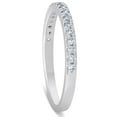thumbnail image 2 of Pompeii 1/4 Ct Lab Grown Diamond EX3 Wedding Ring 10k White Gold (((G-H)),I(1)), 2 of 4