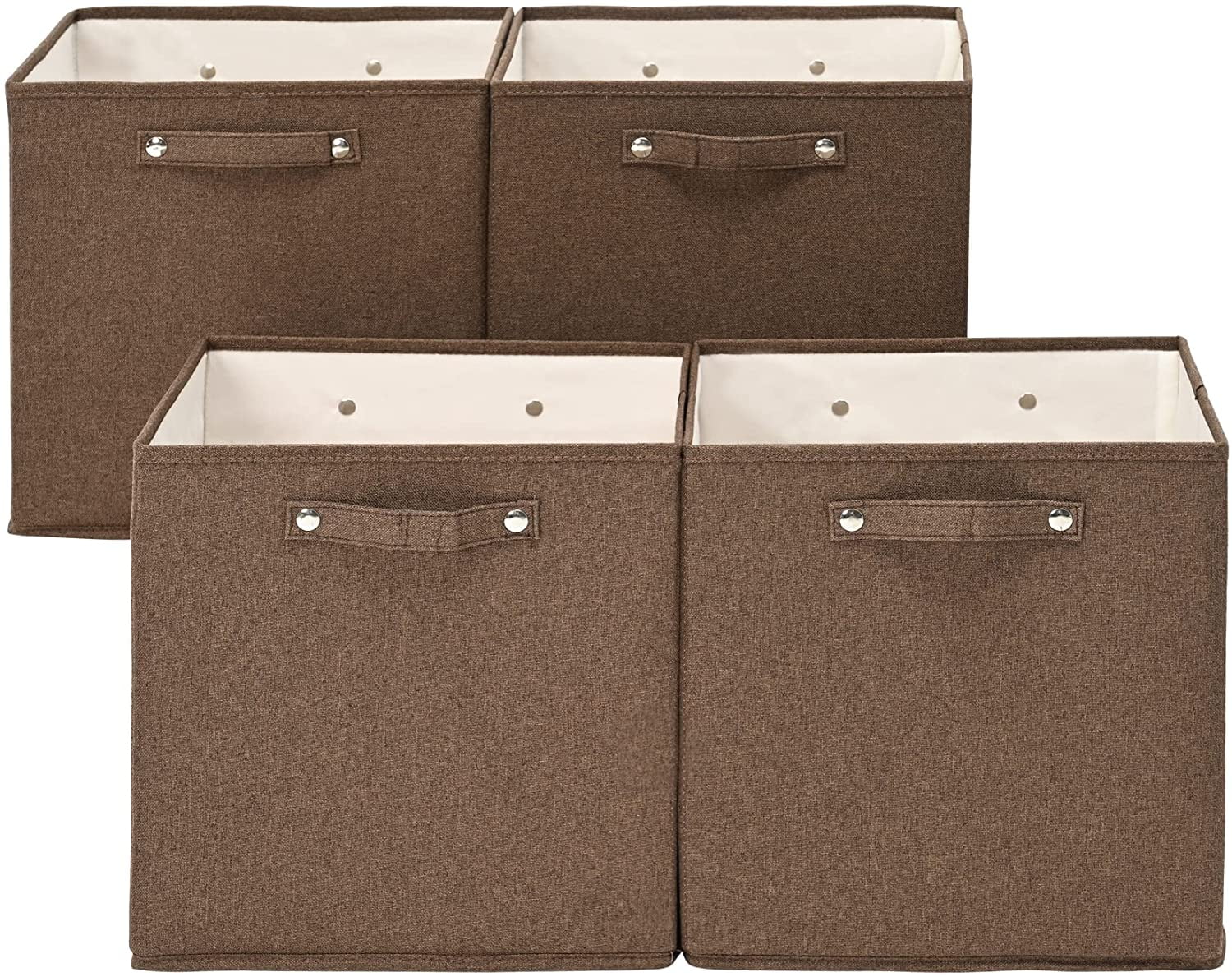 Foldable Cube Storage Bins 13x13x13 Inch [4Pack],Collapsible Shelf