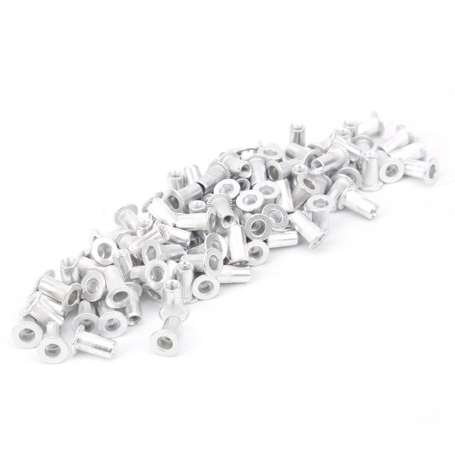 Pull Riveting Nuts,100Pcs Pull Riveting Nuts Riveting Nuts Flat Head Riveting Nuts Built to Last