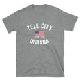 thumbnail image 1 of Tell City Indiana Patriot Men's Cotton T-Shirt, 1 of 1