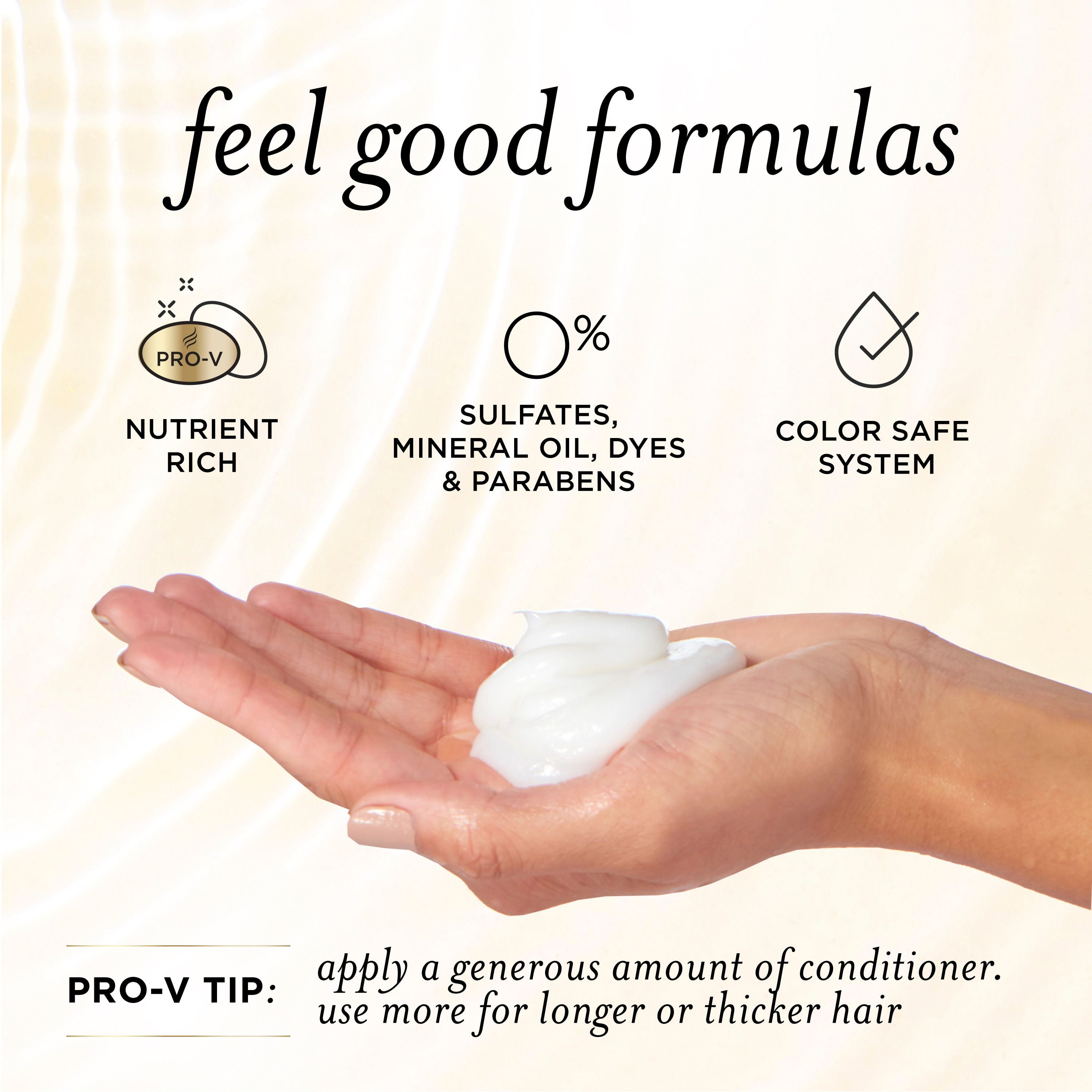 Revitalisant soin des boucles complet avec huile de jojoba et sans sulfate pour cheveux bouclés Pantene Nutrient Blends 237 ml