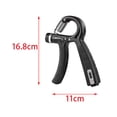 thumbnail image 4 of Fortalecedor de agarre manual Pantalla digital Tamaño de bolsillo Entrenador de muñeca para hombres Mujeres Negro Zulema Fortalecedor de agarre, 4 of 8