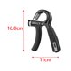 thumbnail image 5 of Fortalecedor de agarre de mano perfecl antideslizante portátil Negro, 5 of 8
