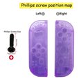 thumbnail image 2 of Soft Touch Grip Handheld Controller Housing with Full Set Buttons, Replacement Shell Case for Nintendo Switch Console Shell NOT Included, 2 of 8