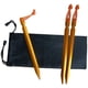 thumbnail image 5 of Tienda de campaña al aire libre, cortina de cielo, clavo de tierra, juego de bolsa de tela de aleación de aluminio, para acampar, tienda de campaña de tres bordes, clavo atrevido con cuerda, 5 of 7