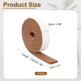 thumbnail image 2 of Felt Strips with Adhesive Backing, 4 Pack 1" x 60" x 0.2" Adhesive Felt Strips Anti Scratch Furniture Felt Tapes Self-Stick Felt Pads for Protecting Hardwood Floor, Light Brown, 2 of 7
