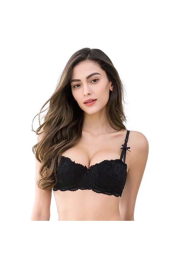 Sexy lace Bra Half Cup Push Up UnderwearThin Cotton Women Bras