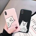 thumbnail image 2 of Funda Mate Compatible Con Huawei Nova 5t 7i Y9s Y8s Y6p Y7p Y8p Y5p Y7a y9a Y5 Y6 Y9 Prime 2019 Honor 9s 9x 10x Lite X8 X7 X9 De Silicona De Gato De Dibujos Animados Lindo Gao Jiahui unisex, 2 of 2