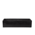 thumbnail image 1 of Urban Trends Collection 39806 Cement Rectangle Flower Pot, Gray - Large, 1 of 1