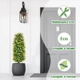 thumbnail image 4 of Bibana Artificial Rose Tree 3FT- Fake Floral Plant Tree in Pot- Decorative Topiary Plant - Cement Filled Potted Faux Flower Plant for Home Office Porch Decor Indoor Outdoor(set of 2), 4 of 6