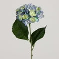 thumbnail image 4 of Nearly Natural Hydrangea Flower Artificial Stem Sprays - 20" - Blue - Set of 3, 4 of 9