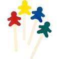 thumbnail image 2 of Natural Wood Popsicle Sticks - Craft Stick - Great for Arts and Crafts - People Shape, 2 of 5