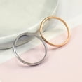 thumbnail image 5 of Naierhg Couple Ring Versatile Delicate Titanium Steel Geometric Finger Ring for Banquet Party Anniversary Engagement, 5 of 8