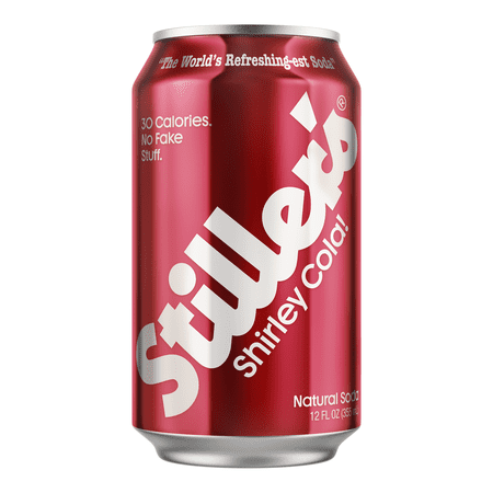 Stiller's Shirley Cola Natural Soda 12 fl oz Can