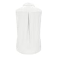 thumbnail image 6 of FAHXNVB Women's Lapel Sleeveless Shirt Eyelet Lace Half Zip Tank Tops with Chest Pockets Casual Fashion Summer Solid Color Breathable Tops, 6 of 8
