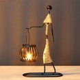 thumbnail image 1 of Creative Girl Wrought Iron Candlestick Romantic Dining Table Candlelight for Home Office Classroom Decor, 1 of 5