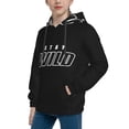 thumbnail image 5 of Ben Azelart Stay Wild Kids' Hoodie 3d Print Sweatshirt Soft Pullover Hooded With Big Pockets For Boys Or Girls Small, 5 of 8