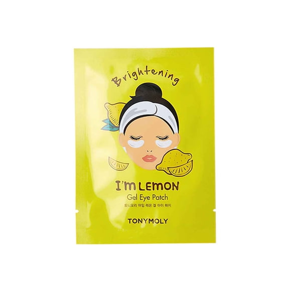Parches de hidrogel limón para ojeras im real tony moly 21 gr