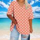 thumbnail image 5 of mfyjkho Tops Para Mujer, Camiseta Deportiva De Verano De Manga Corta Con Cuello Ancho Para Mujer Tops Para Mujer Xxl, 5 of 5