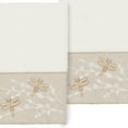 thumbnail image 3 of Linum Home Textiles 2 Piece Texture/Embroidery Turkish Cotton Hand Towel, 16" x 30", Off-White, 3 of 3