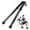 1.82lb-Black, variant on Weighted Ropeless Battle Ropes,Heavy Duty Portable Cordless Battle Ropes for Home Gym with Poster,Workout Exercise Rope for Strength Building,HIIT and Low-Impact Aerobic Training for Men & Women-2PCS