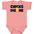 thumbnail image 3 of Inktastic Chicks Dig Me Boys Baby Bodysuit, 3 of 5