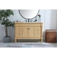 thumbnail image 3 of Elegant Kitchen and Bath 48 inch Single Bathroom vanity in Antique Beige, 3 of 15
