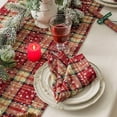 thumbnail image 4 of Tartan Plaid Table Runner for Home Kitchen Dinner Party Holiday Christmas Table Decorations - Scottish Christmas Table Runners, 4 of 15
