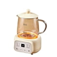 thumbnail image 2 of Leeye Compact Electric Tea Kettle, Small Slow Cooker Warmer for Hot Beverages, Personal Hot Water Heater for Tea, Desk Mini Electric Pot, Beige 3.5 inches, 2 of 7