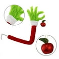 thumbnail image 3 of Nuevo producto Navidad Greenwich Arm decoración del árbol de Navidad pelo verde monstruo hada mano guirnalda 28*28*5 cm, 3 of 4