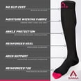 thumbnail image 4 of 2 Paires Chaussettes de Compression pour Femmes et Hommes 20-30 mmhg SAMA DILIGENCE, 4 of 7