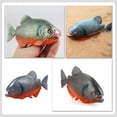 thumbnail image 4 of Jouet Piranha Simulation Solide Rivière d'Amérique du Sud Poisson Féroce en Plastique Modèle, 4 of 6