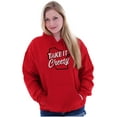 thumbnail image 4 of Wisconsin WI Cheese Lover Funny Cool Unisex Plus Fleece Graphic Hoodie Brisco Brands 3X, 4 of 5