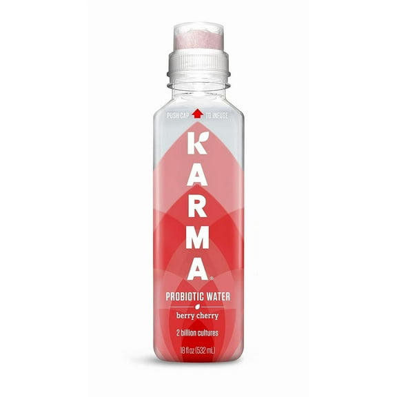 Karma Probiotic Water, Berry Cherry, 18 fl. oz., 1 Count Bottle