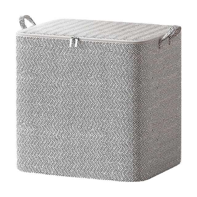 Bolsa de Almacenamiento con Cremallera de Tela No Tejida, Ideal para Mudanzas, Mantas y Cestas de Viaje de Gran Capacidad | Juego de 2 | Tela No Tejida | 35*25*20/48*44*48/56*45*56/50*61*71 Cm