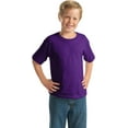 thumbnail image 3 of Gildan Youth Ultra Cotton T-Shirt, Style G2000B, Multipack Medium Purple, 3 of 7