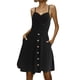 thumbnail image 3 of Vestido de mujer de moda casual de cintura media sin mangas con estampado de flores Slim Fit Strap Maxi Sexy tirantes vestido Pompotops  qyievc1192, 3 of 8