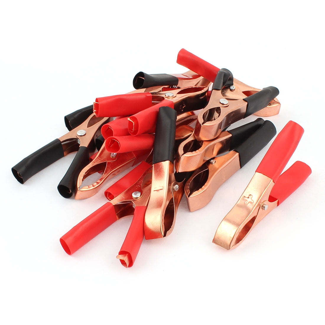 14pcs 0.8" Jaw Alligator Clips 50A/600V Battery Test Clamps for Auto
