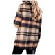 thumbnail image 4 of Puntoco Moda Mujer Plaid Impresión Cardigan Botón Abrigo Blusa Outwear tops Puntoco Puntoco-1, 4 of 8