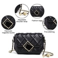 thumbnail image 3 of Bolso bandolera de diseñador mini con cadena acolchada, bolso de hombro para mujer, bolso de mano negro:;:;, 3 of 5