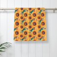 thumbnail image 5 of Pofeuu Beautiful Bohemian Sunflower Print Hand Towel 27.5" x 16" Soft Absorbent Towel for Bathroom SPA Gym Hotel, 5 of 6