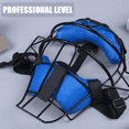 thumbnail image 4 of Full-Face Baseball Catcher Mask, Secure Fit Provides Protection and Comfort ,Does Not Obstruct View,Blue, 4 of 4
