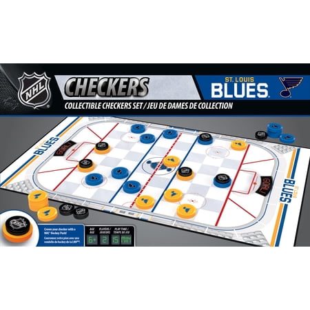 MasterPieces Officially licensed NHL St. Louis Blues Checkers Board Game for Families and Kids ages 6 and Up price history on PriceWatchPro