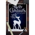 thumbnail image 3 of Erie, Pennsylvania, Merry Christmas, Reindeer (12x18 Wall Art Poster, Room Decor), 3 of 3