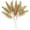 (Tall) Golden Tropical Palm Plant, variant on Gold Leaves Decorations for Christmas Artificial Golden Plants Fake Leaf - 17 Inch 5 Pack, Faux Foliage Simulation Flowers Grass Xmas Decor Plant Bushes Indoor Outdoor Wedding Table Centerpiece DIY