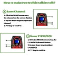 thumbnail image 4 of Walkie Talkies Retevis RT628 para niños de 3 a 14 años, 22 canales, 4 of 9